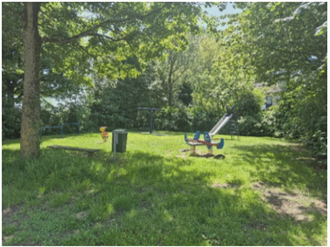 Speeltuin tegenover Gastouderopvang bij Liesbeth